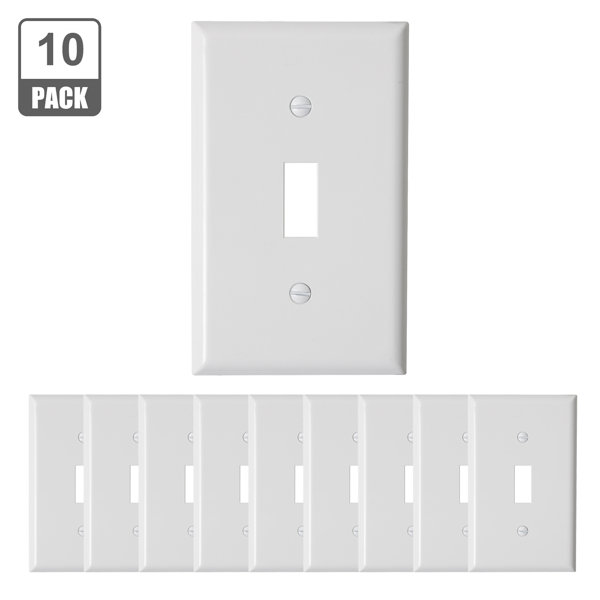 Energetic Lighting Decorator Toggle Light Switch Plastic Standard Wall